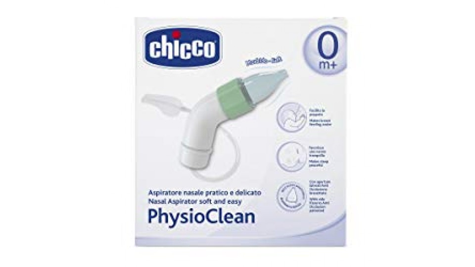 Chicco PhysioClean Kit Aspiratore Nasale, Bianco