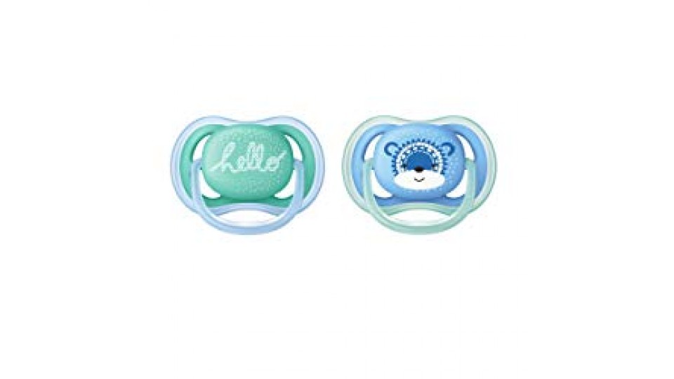 Philips Avent SCF342/22 Succhietti Ultra Air 6 - 18 m, Hello