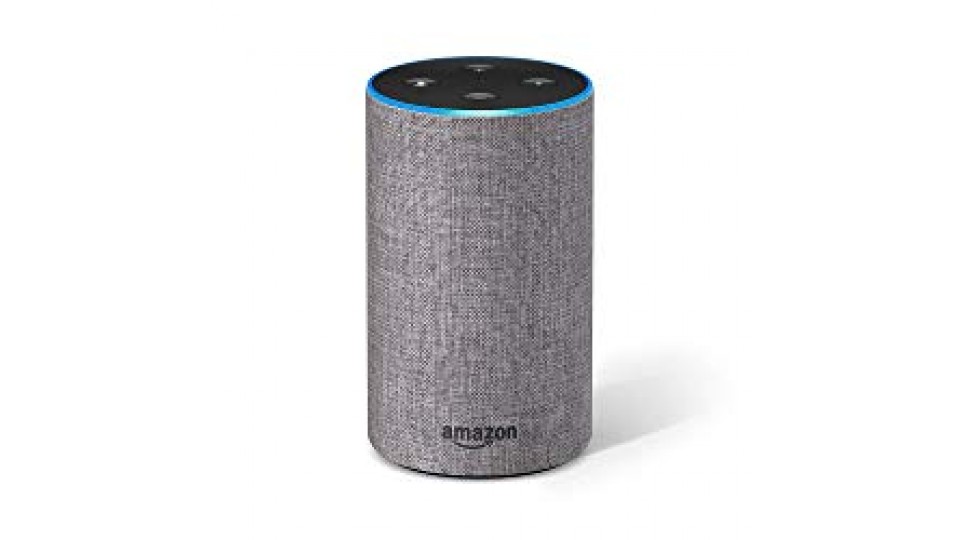 Amazon Echo (2ª generazione) - Altoparlante intelligente con integrazione Alexa - Tessuto grigio mélange