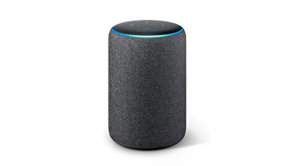 Echo Plus (2ª generazione) – Hub per Casa Intelligente integrato e suono di ottima qualità - Tessuto antracite