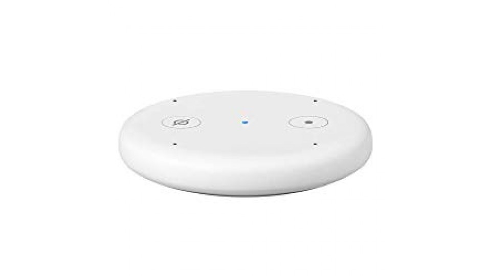 Echo Input, Bianco – Aggiungi Alexa al tuo altoparlante – È richiesto un altoparlante esterno con ingresso audio da 3,5 mm o Bluetooth
