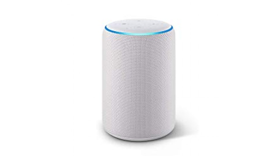 Echo Plus (2ª generazione) – Hub per Casa Intelligente integrato e suono di ottima qualità - Tessuto grigio chiaro