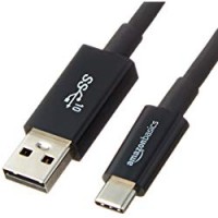 AmazonBasics - Cavo maschio USB Type-C a USB-A 3.1 Gen 2, 0,9 metri, colore nero