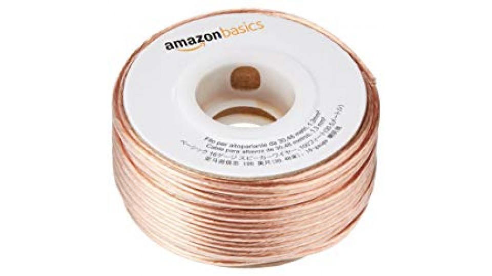 AmazonBasics - Cavo per altoparlanti