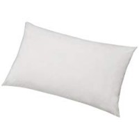 AmazonBasics - Set da 2 Copricuscini Ipoallergenici, Bianchi