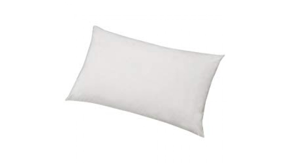 AmazonBasics - Set da 2 Copricuscini Ipoallergenici, Bianchi