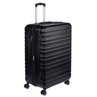 AmazonBasics - Valigia Trolley rigido con rotelle girevoli, 78 cm, Nero