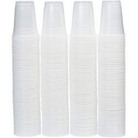 AmazonBasics - Bicchieri di plastica, monouso, capacità: 473 ml, confezione da 240, Traslucido