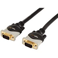 AmazonBasics - Cavo adattatore da connettore VGA a VGA, 1,8 m