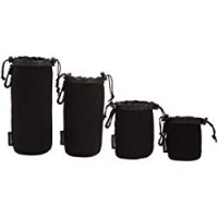 AmazonBasics - Custodie protettive impermeabili per obiettivi fotografici