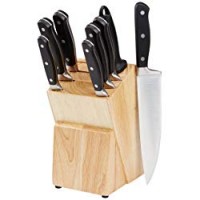 AmazonBasics - Set Premium di coltelli con ceppo