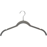 AmazonBasics - Gruccia in velluto per abiti e camicie, 30 pezzi, Grigio