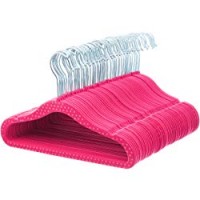 AmazonBasics - Grucce in velluto per bambini, 50 pezzi, Rosa a pois