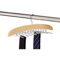 AmazonBasics Gruccia portacravatte, in legno, con