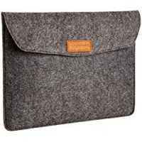AmazonBasics - Custodia a guaina in feltro, per laptop 13 Pollici (33 cm), colore: carbone