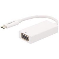 AmazonBasics - Adattatore USB 3.1 Tipo-C a VGA, Bianco