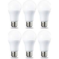 AmazonBasics Lampadina LED E27, 10W (equivalenti a 75W), Luce Bianca Fredda - Pacco da 6