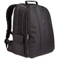 AmazonBasics - Zaino per fotocamera reflex/laptop, colore interno: Arancione