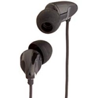 AmazonBasics - Cuffie intrauricolari con microfono universale (Nero)