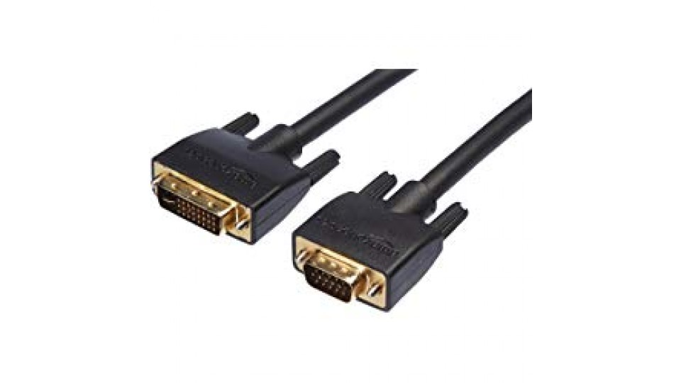 AmazonBasics - Cavo da DVI-I 24+5 a VGA, 1,8 m