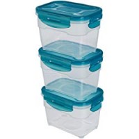 Set di contenitori per alimenti, 162mm x	120mm x	110mm, 3 pezzi da