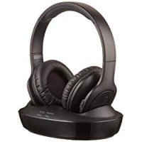 AmazonBasics - Cuffie wireless sovraurali a radiofrequenza, con dock di ricarica
