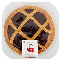 CROSTATA CON PREPARAZIONE DI CILIEGIE il Viaggiator Goloso