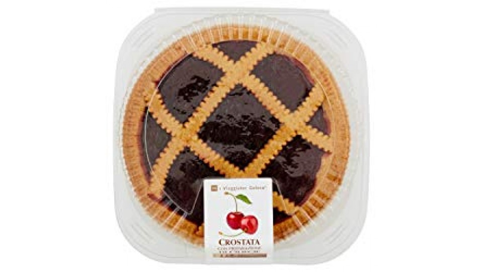 CROSTATA CON PREPARAZIONE DI CILIEGIE il Viaggiator Goloso