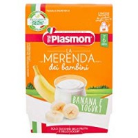 Plasmon La Merenda dei Bambini BANANA E YOGURT, 2x120g