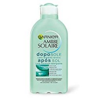 Garnier Ambre Solaire Crema Solare, Latte Doposole Idratante Calmante all'Aloe Vera, 200 ml, Idrata per 24h*
