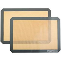 AmazonBasics - Tappetini da forno in silicone, set da