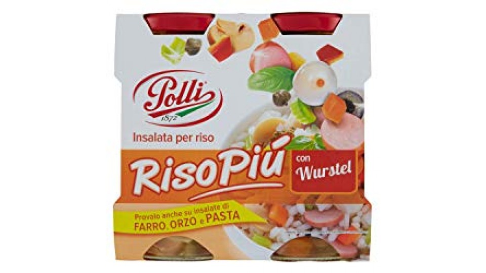 Polli RisoPiù CONDIRISO CON WURSTEL, 2x290g
