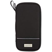 AmazonBasics ZH1510030R5, Portadocumenti da viaggio con protezione RFID , Nero