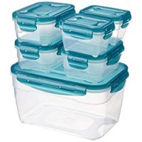 AmazonBasics Set di contenitori per alimenti