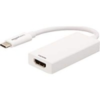 AmazonBasics - Adattatore USB 3.1 Tipo-C a HDMI, Bianco