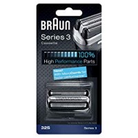 Braun 32S Testina di Ricambio, Compatibile con i Rasoi della Serie 3, Colore Argento