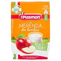 LA MERENDA DEI BAMBINI MELA E YOGURT Plasmon