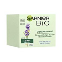 Garnier Bio Crema Antirughe Rigenerante alla Lavanda, Formula Arricchita con Olio di Argan Biologico e Vitamina e Antiossidante