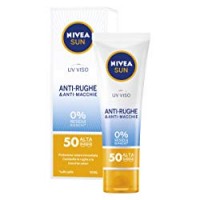 Nivea Sun UV Viso Crema Solare Anti-Rughe & Anti-Macchie Viso FP50, protezione molto Alta