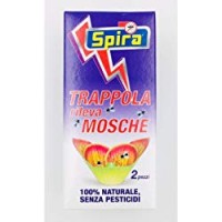 Spira TRAPPOLA RILEVA MOSCHE 100% Naturale Senza Pesticidi