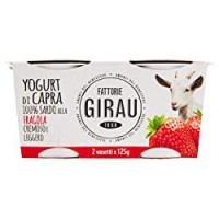 Fattorie Girau YOGURT DI CAPRA 100% FRAGOLA 2 x