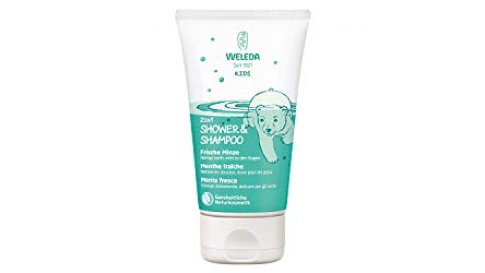 Kids shower & shampoo menta fresca
