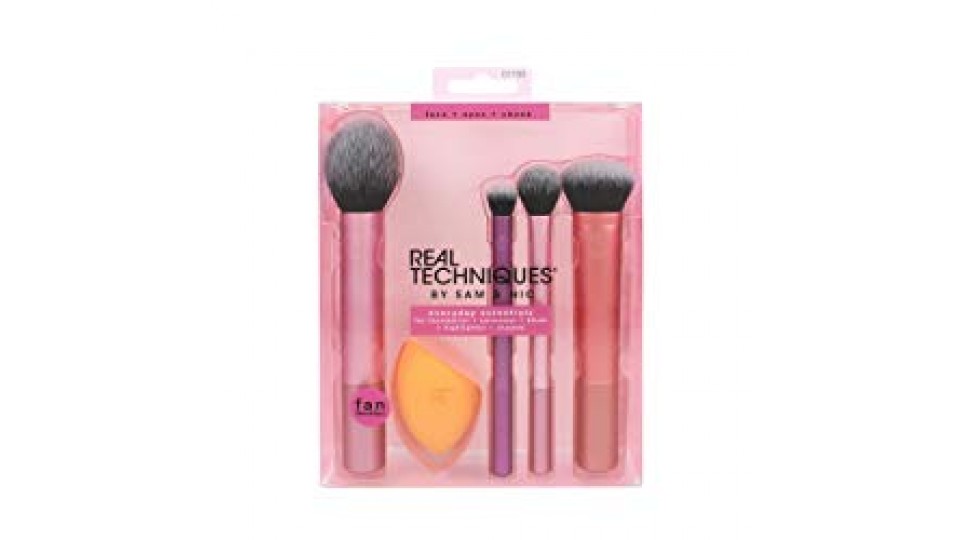 Real Techniques pennello Everyday Essentials completo viso set