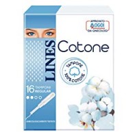 Lines Cotone Tamponi Regular x16