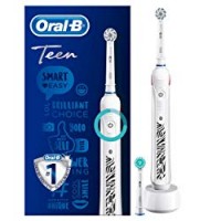 Oral-B SmartSeries Teen Sensi Ultrathin Spazzolino Elettrico Ricaricabile per Teenager, Bianco