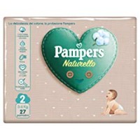 Pampers Naturello Mini, 27 pannolini, Taglia 2 (3-6 kg)