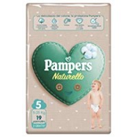 Pampers Naturello Junior, 19 Pannolini, Taglia 5 (11-25 kg)