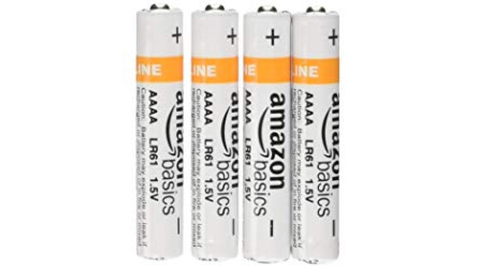 AmazonBasics - Pile alcaline AAAA, confezione da 4