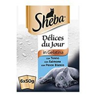 Sheba Délices Du Jour in Gelatina Selezione del Mare - 6 confezioni da