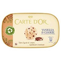 Carte d'Or Gelato alla Vaniglia e Biscotti con Copertura al Cacao
